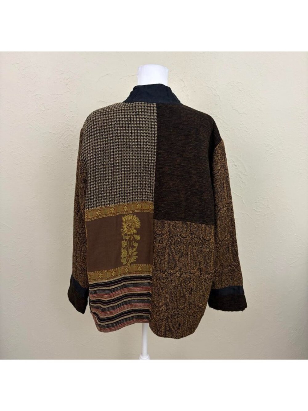 90s patchwork boho jacket - Picture 4 of 8